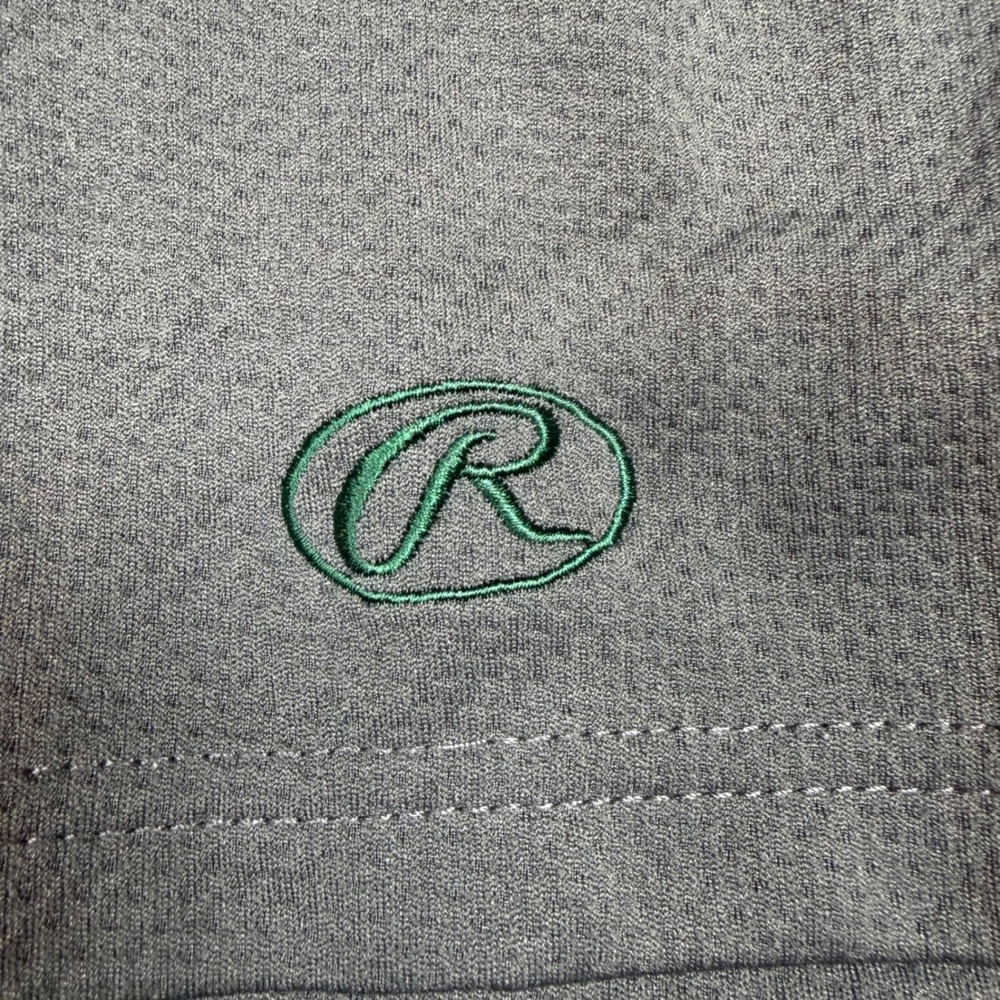 Rawlings Michigan State Spartans Cage Jacket Mens Medium Green Short Sleeve Zip - Picture 5 of 6